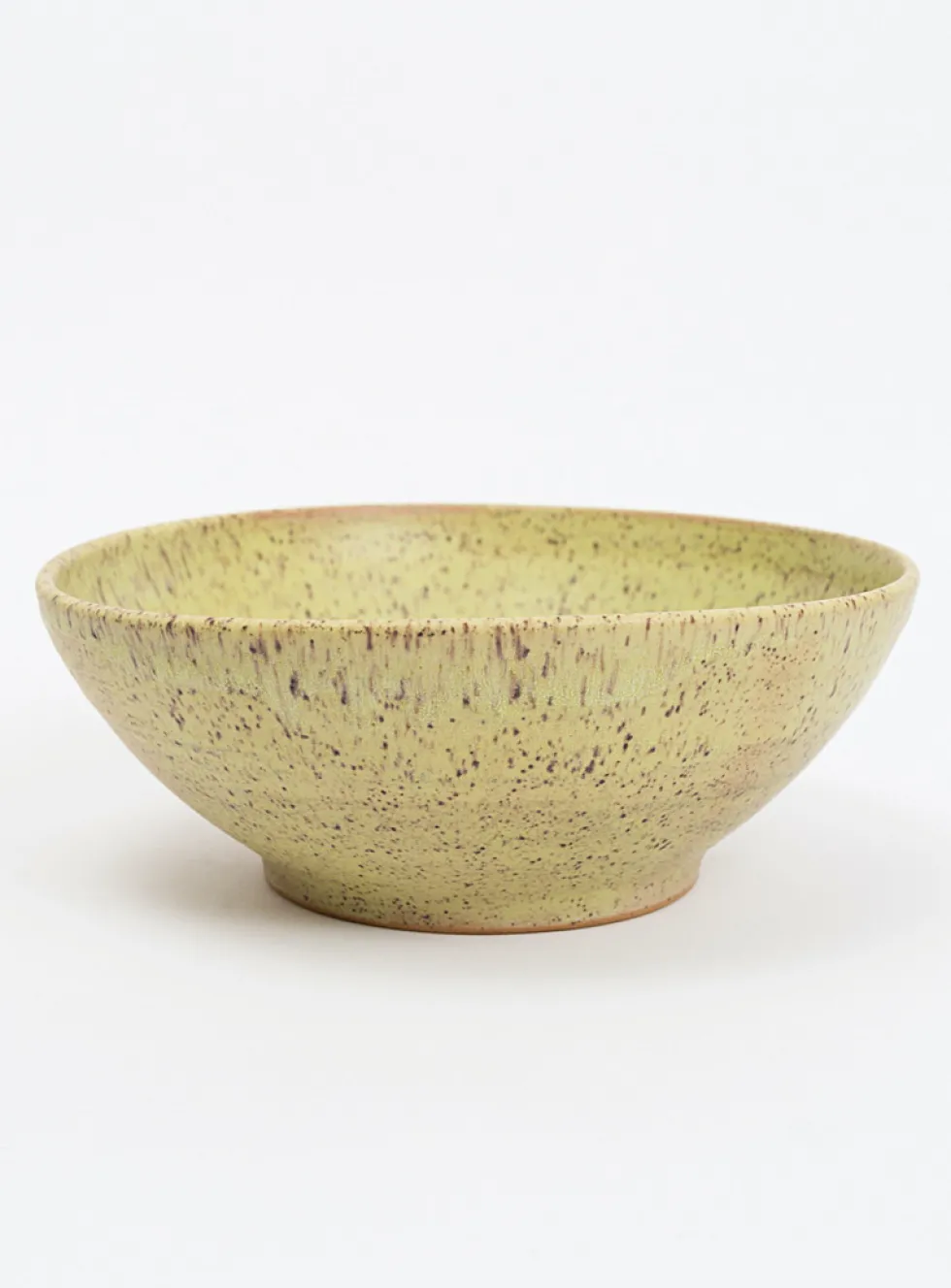 Minimalist stoneware salad bowl