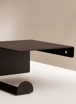 Minimalist toilet paper holder