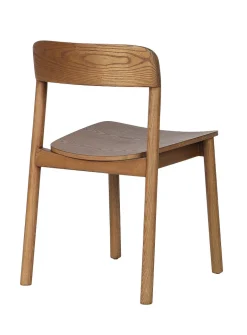 Minimalist wood dining chairs