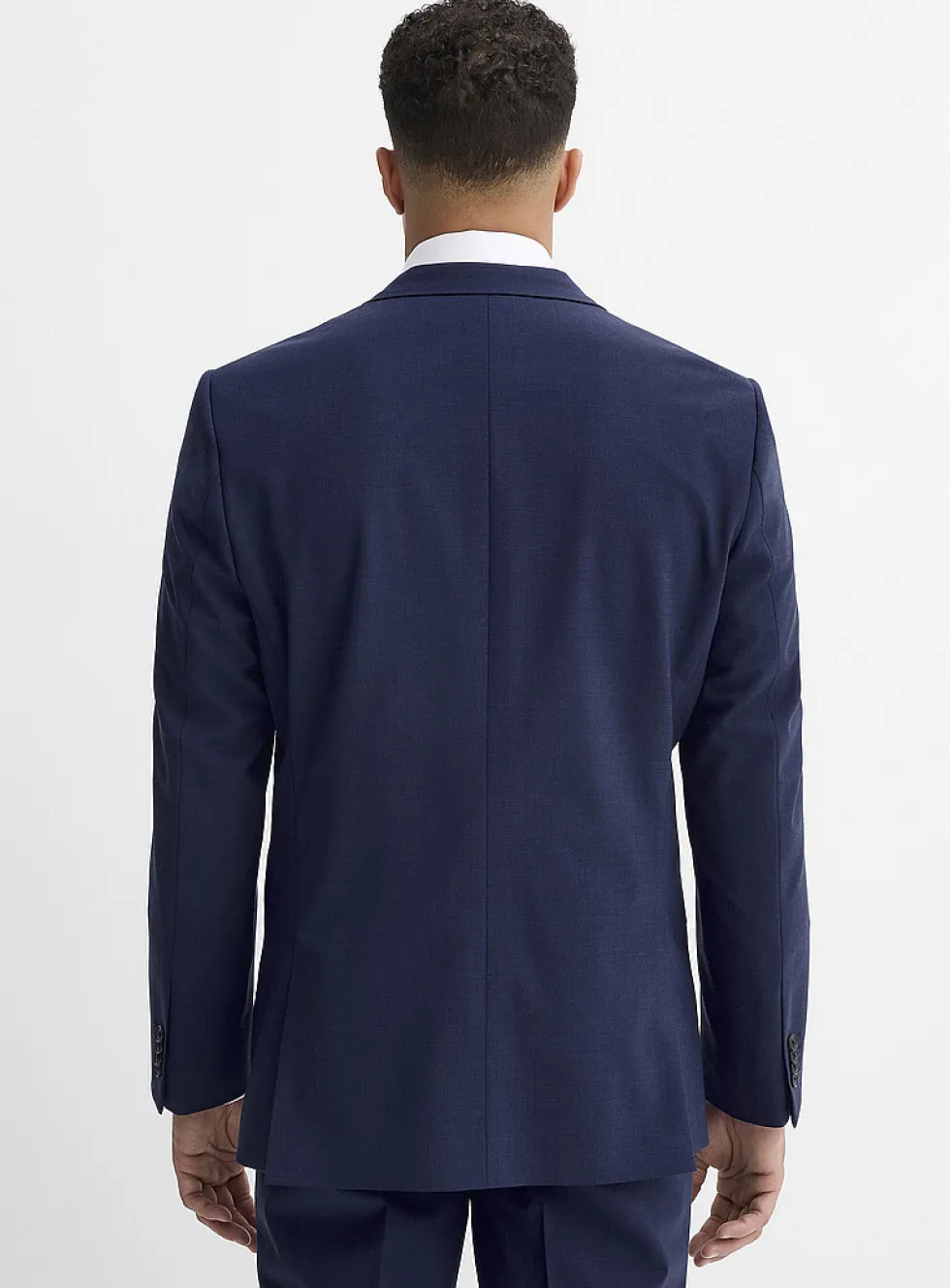 Minimalist wool-blend jacket
