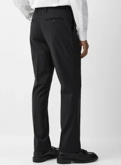 Minimalist wool-blend pant