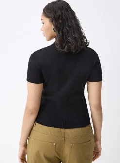 Mini-ribbing polo