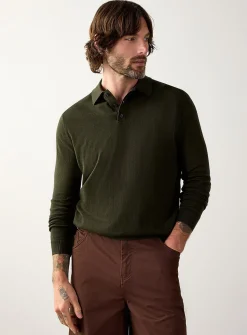 Modal knit polo
