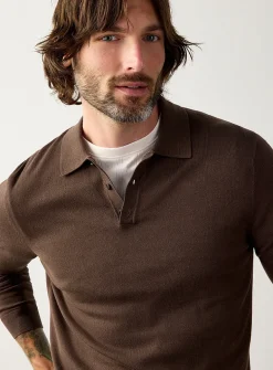 Modal knit polo