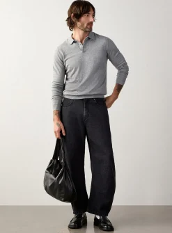 Modal knit polo