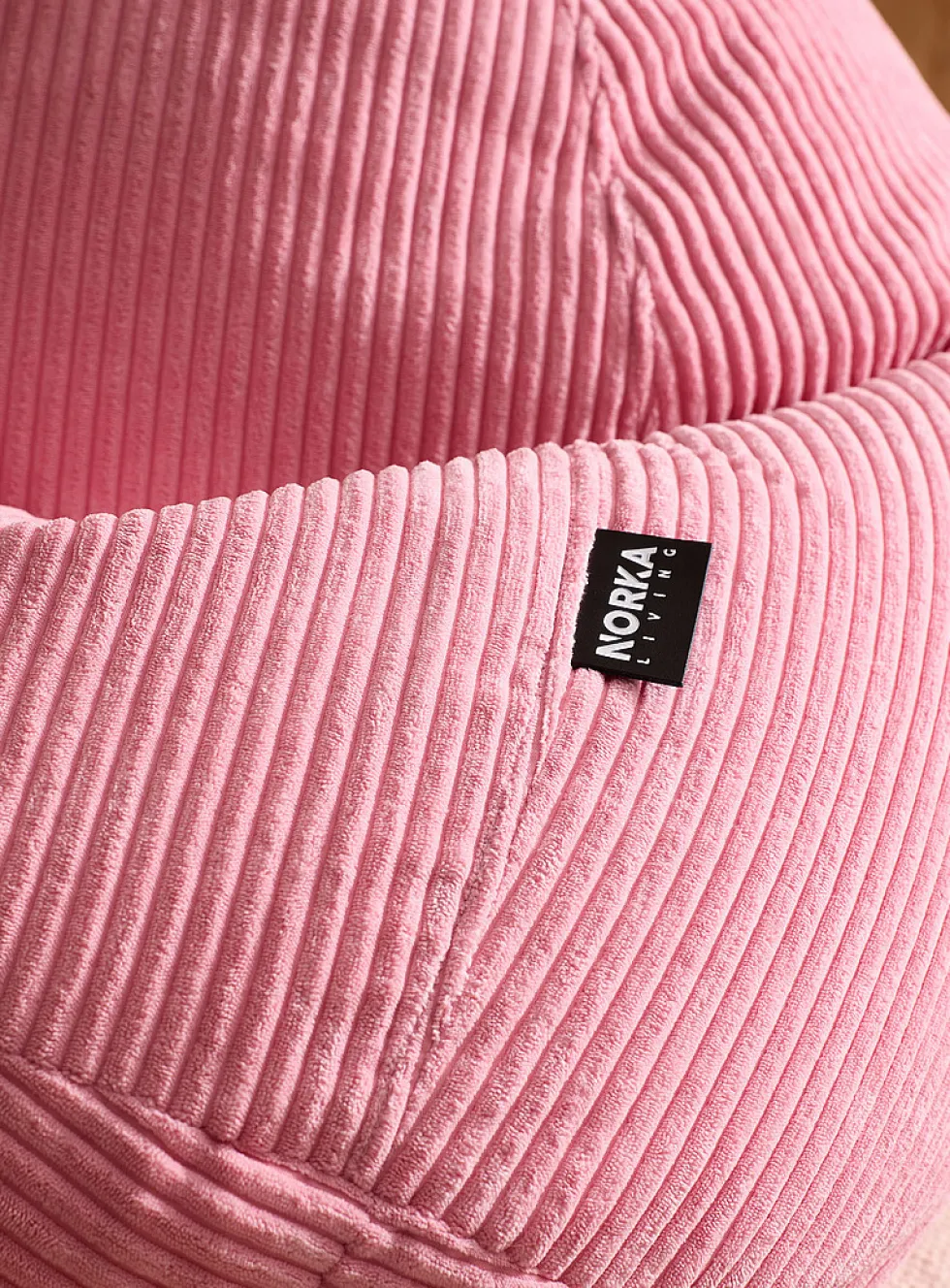 Modern corduroy bean bag chair