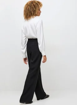 Moderne textured crepe pant