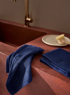 Monochromatic stripes dishcloths