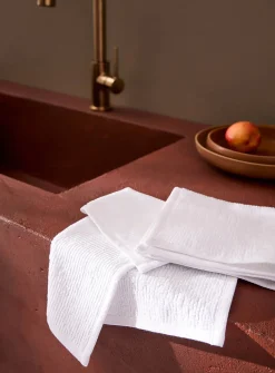 Monochromatic stripes dishcloths