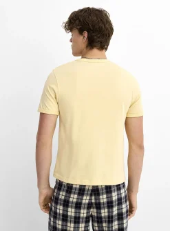 Monochrome ringer T-shirt