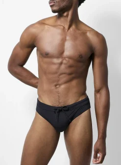 Monochrome swim brief