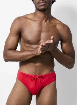 Monochrome swim brief
