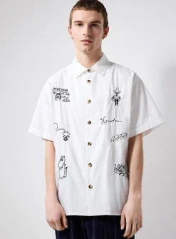 Moomin embroidery shirt
