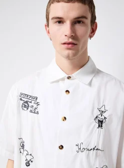 Moomin embroidery shirt