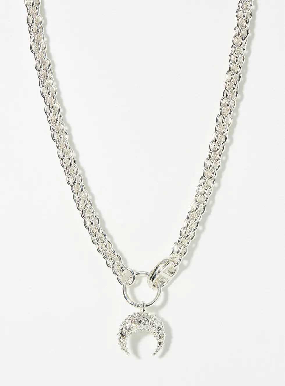 Moon crystal necklace