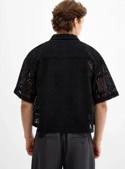 Mosaïc crochet shirt