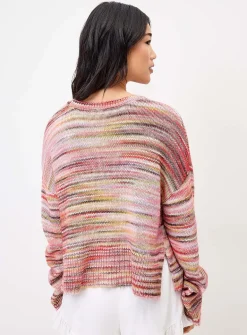 Multicoloured knit sweater