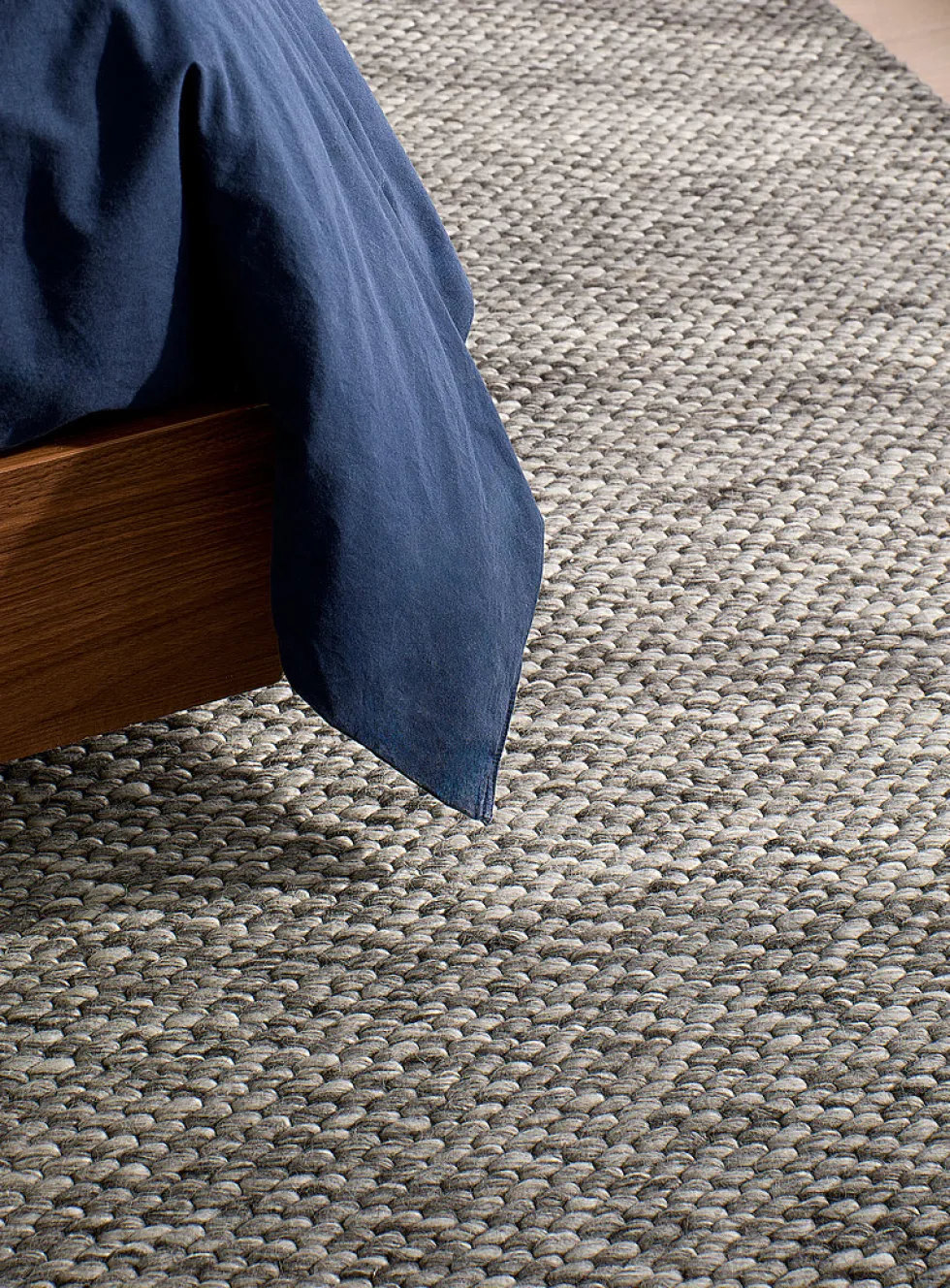 Natural chic artisanal rug