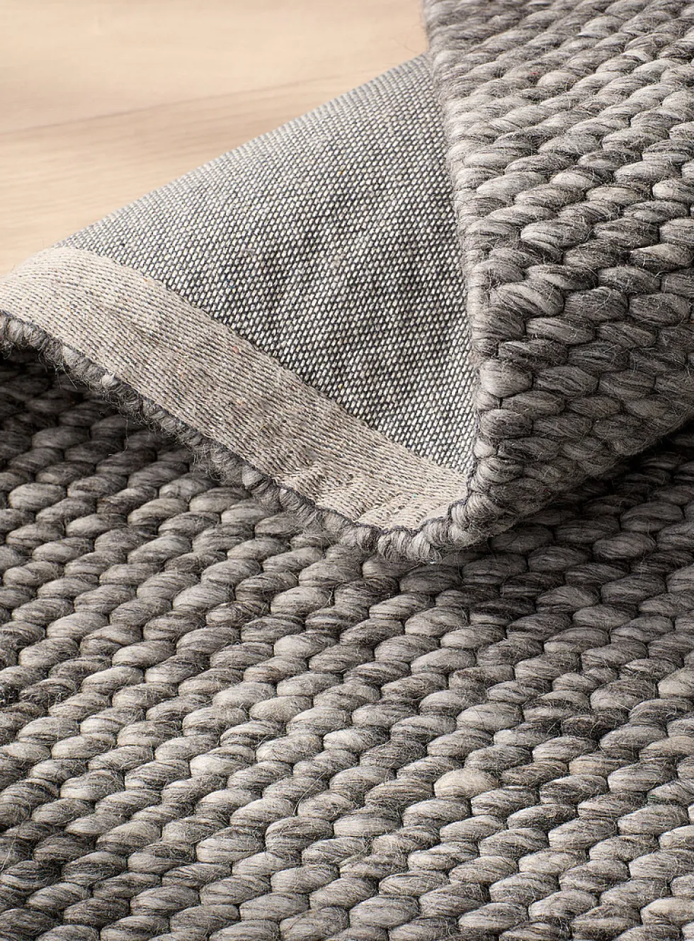 Natural chic artisanal rug