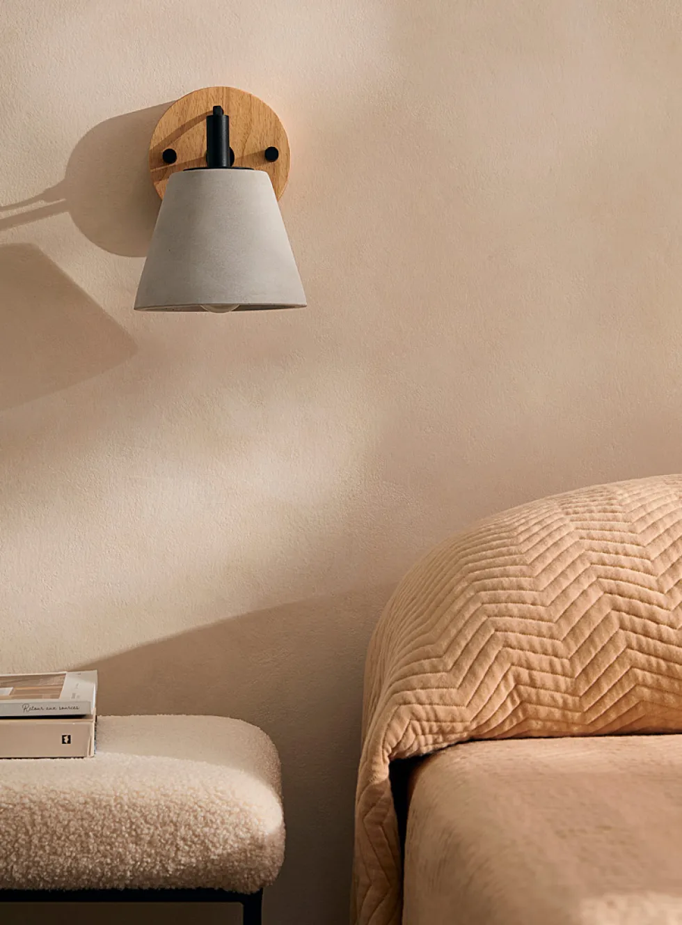 Natural elements sconce