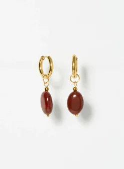 Natural gemstone earrings