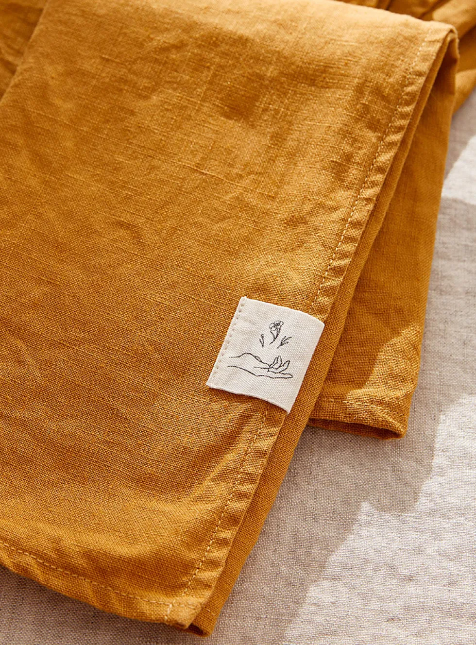 Natural linen napkins