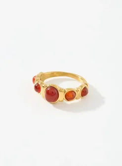 Natural-stone ring