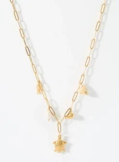Nautical charm paper-clip chain