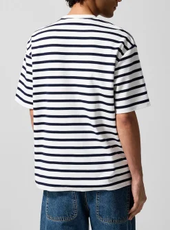 Nautical stripes loose T-shirt