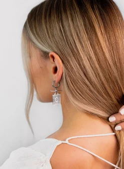 Navi silver earrings