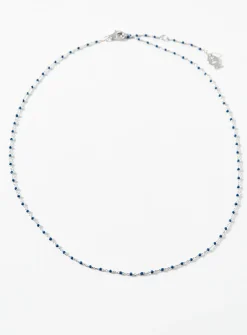 Navy bead chain