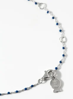 Navy bead chain