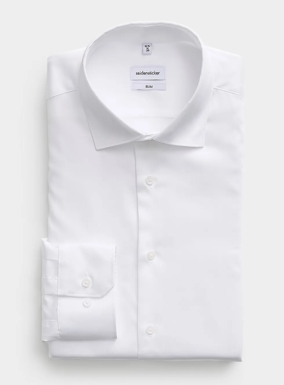 Non-iron sateen shirt