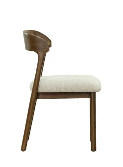 Oak wood dining room chairs