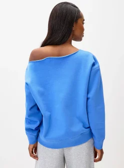 Off-the-shoulder sweater