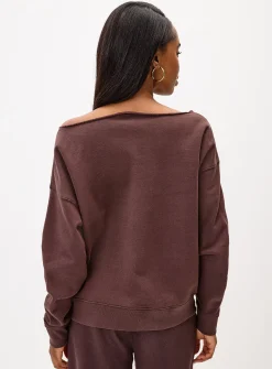 Off-the-shoulder sweater