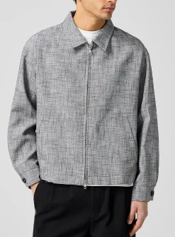 Ohio woven zip-up jacket