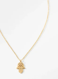 Openwork Hand of Fatima chain