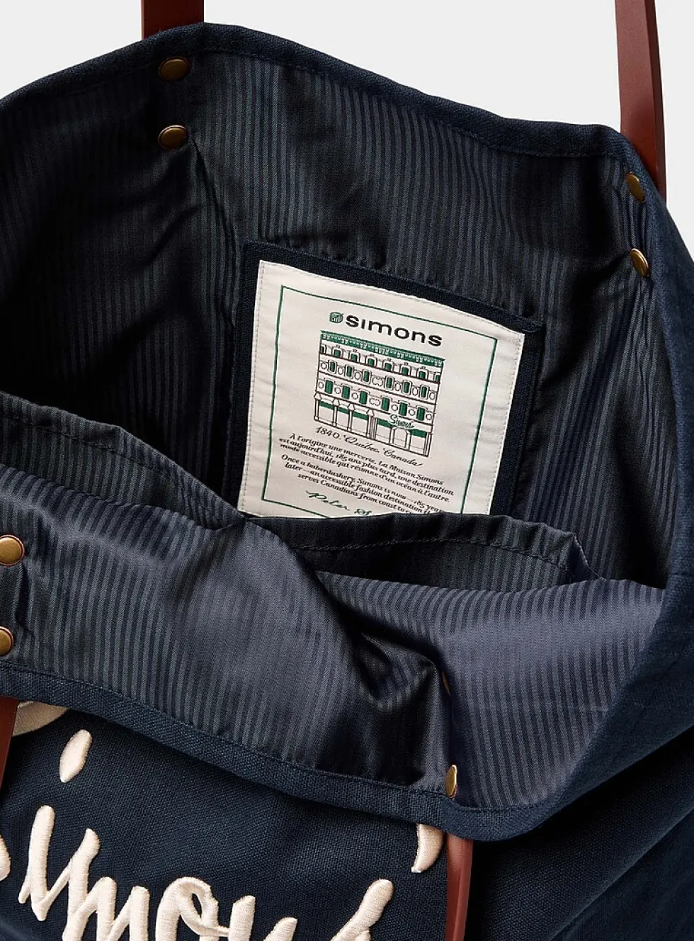 Organic cotton 1840 tote bag