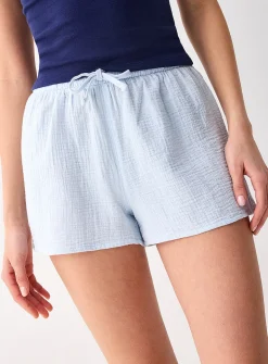 Organic cotton gauze mini short