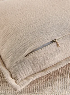 Organic cotton gauze removable-cover cushion
