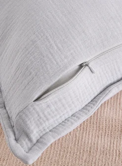Organic cotton gauze removable-cover cushion