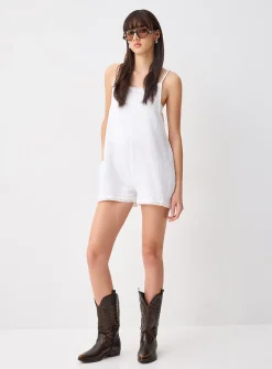 Organic cotton gauze romper