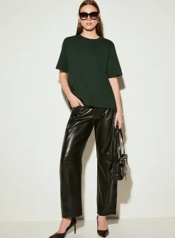Organic cotton loose boxy-fit T-shirt