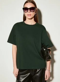 Organic cotton loose boxy-fit T-shirt