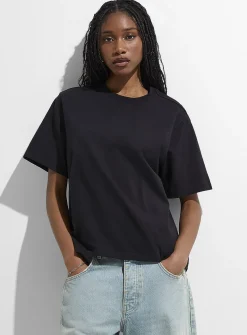 Organic cotton loose boxy-fit T-shirt