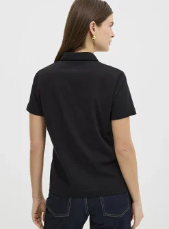 Organic cotton plain polo shirt