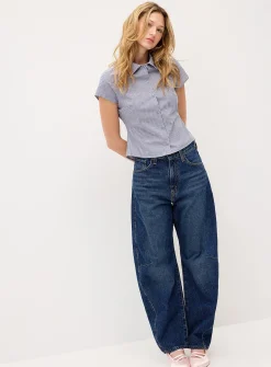 Organic cotton poplin shirt