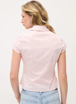 Organic cotton poplin shirt