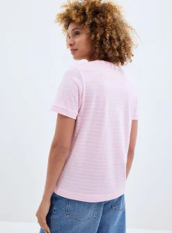 Organic cotton striped T-shirt